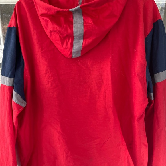 Mens hooded pullover half zip windbreaker - Picture 4 of 16